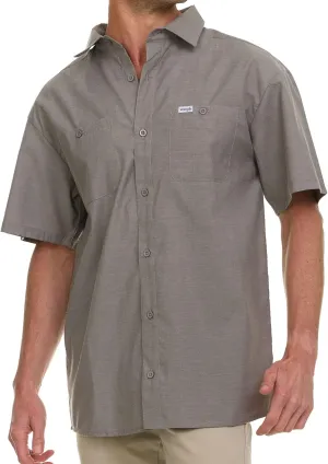 Wrangler Button Up Shirts for Men Big and Tall - Woven Short Sleeve Casual Shirt