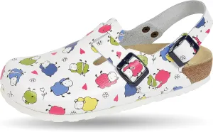 Wörishofer Women's Buckle Shoes Work Clogs