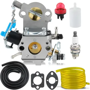 WTA-29 Carburetor 544883001 with Tune up Kit for Husqvarna 461 460 455 455E Gas Chainsaw for Jonsered CS2255 Chain Saw Carb WTEA-1-1 C1M-EL35 544227401 544312901 544888301