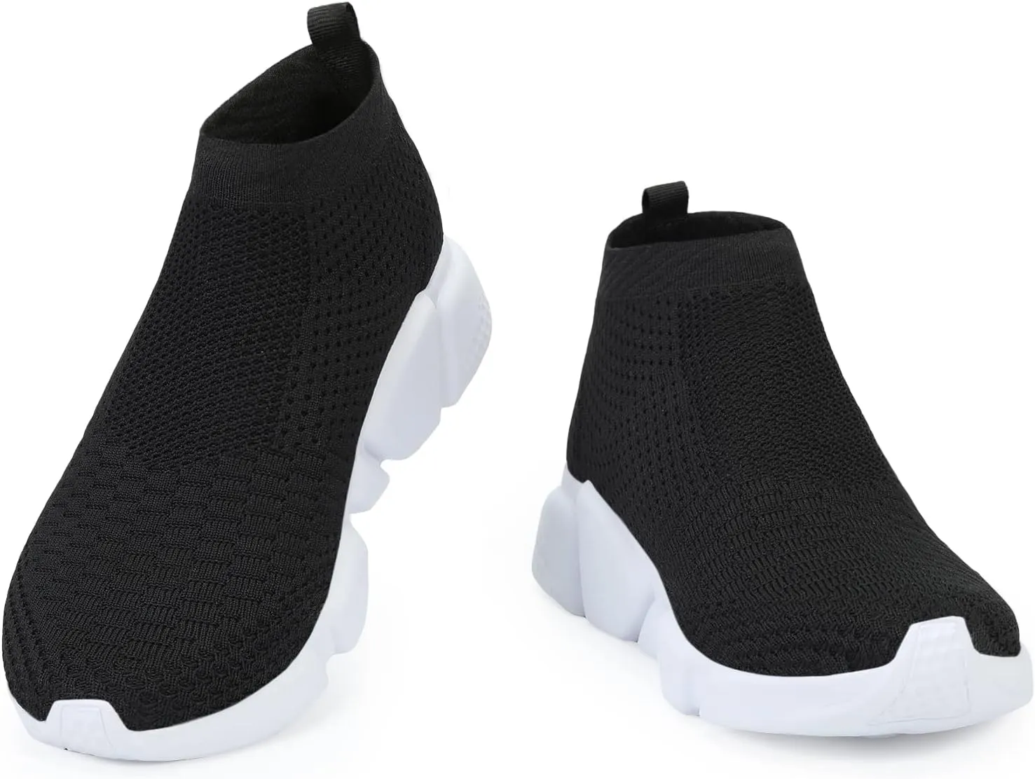WXQ Men's Running Shoes Comfortable Lightweight Breathable Walking Shoes Mesh Workout Casual Sports Shoes
