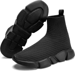 WXQ Men's Running Shoes Comfortable Lightweight Breathable Walking Shoes Mesh Workout Casual Sports Shoes