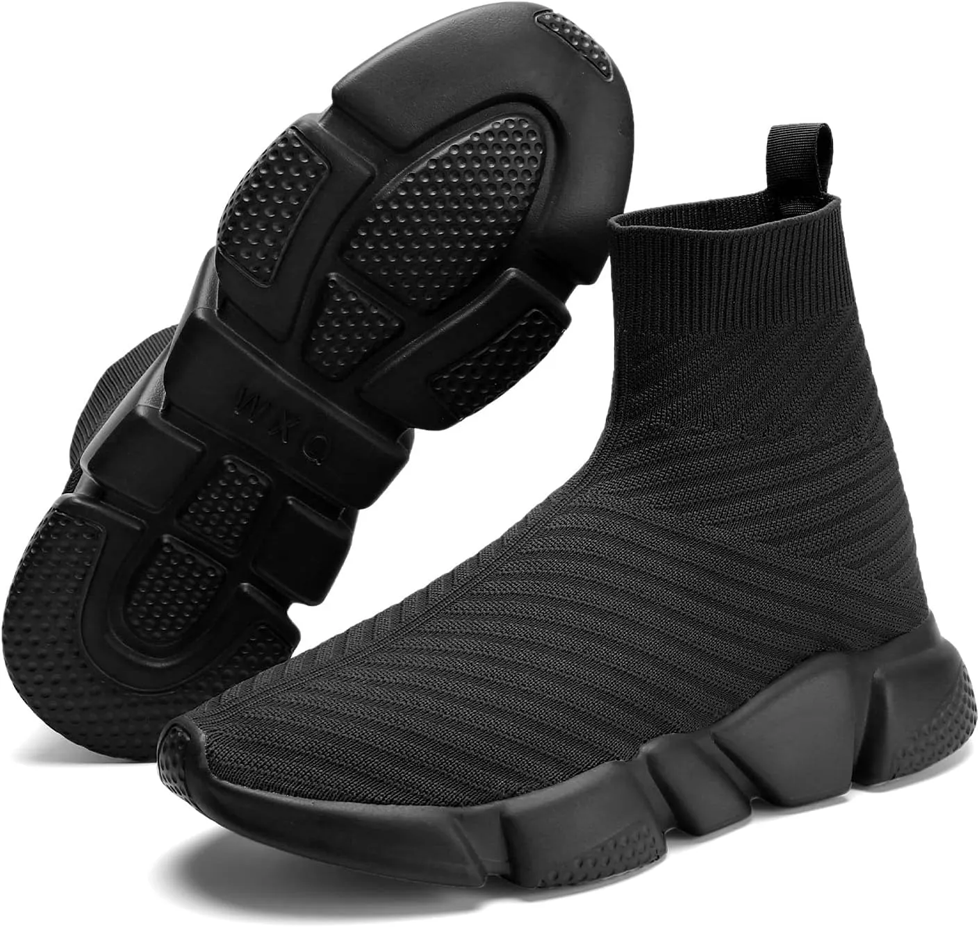 WXQ Men's Running Shoes Comfortable Lightweight Breathable Walking Shoes Mesh Workout Casual Sports Shoes