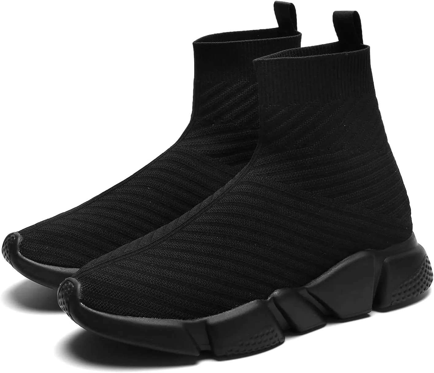 WXQ Men's Running Shoes Comfortable Lightweight Breathable Walking Shoes Mesh Workout Casual Sports Shoes
