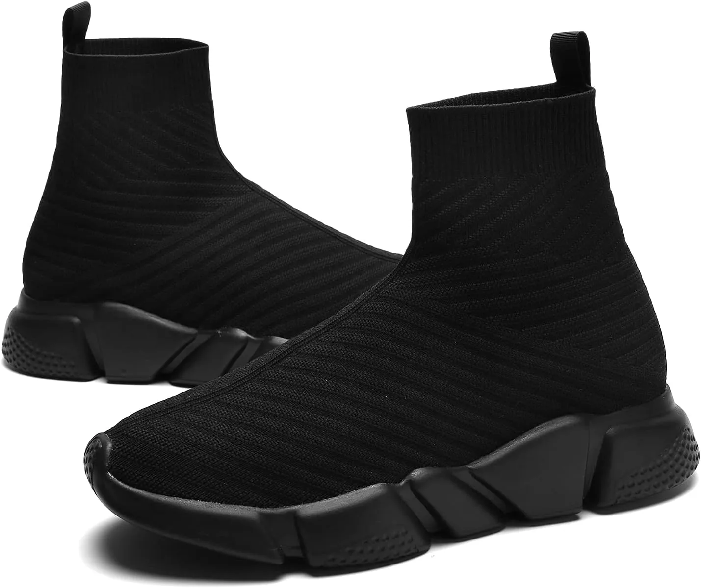 WXQ Men's Running Shoes Comfortable Lightweight Breathable Walking Shoes Mesh Workout Casual Sports Shoes