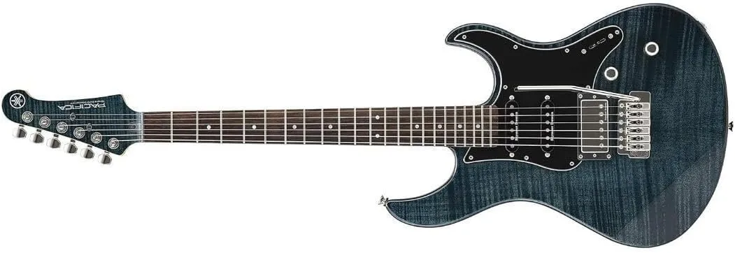 YAMAHA 6 String Solid-Body Electric Guitar, Right, Indigo Blue, 612VII (PAC612VIIFM IDB)