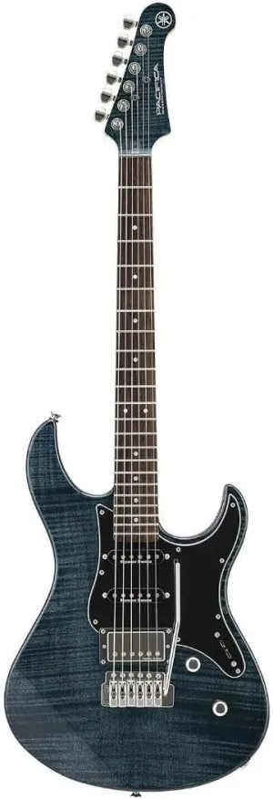YAMAHA 6 String Solid-Body Electric Guitar, Right, Indigo Blue, 612VII (PAC612VIIFM IDB)