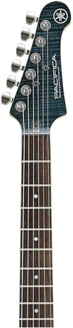 YAMAHA 6 String Solid-Body Electric Guitar, Right, Indigo Blue, 612VII (PAC612VIIFM IDB)