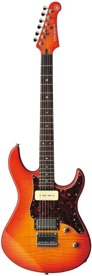 Yamaha Pacifica PAC611HFM LAB Solid-Body Electric Guitar, Light Amber Burst