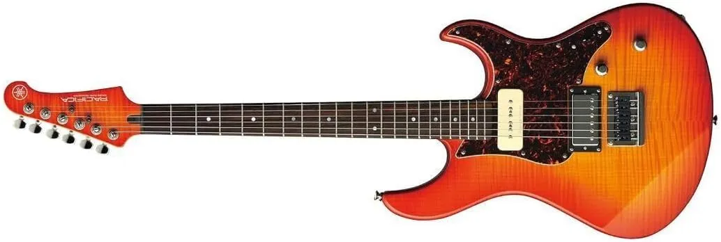 Yamaha Pacifica PAC611HFM LAB Solid-Body Electric Guitar, Light Amber Burst