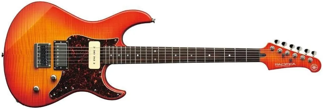 Yamaha Pacifica PAC611HFM LAB Solid-Body Electric Guitar, Light Amber Burst