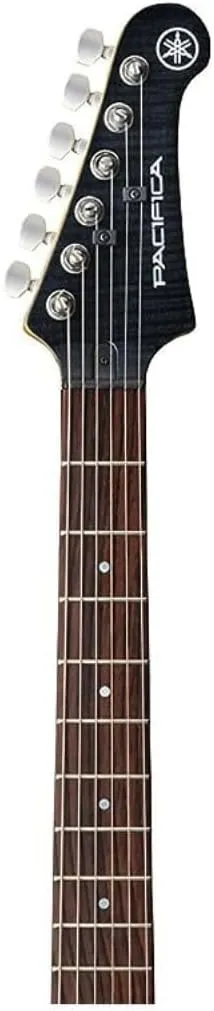 Yamaha Pacifica PAC611HFM TBL Solid-Body Electric Guitar, Translucent Black