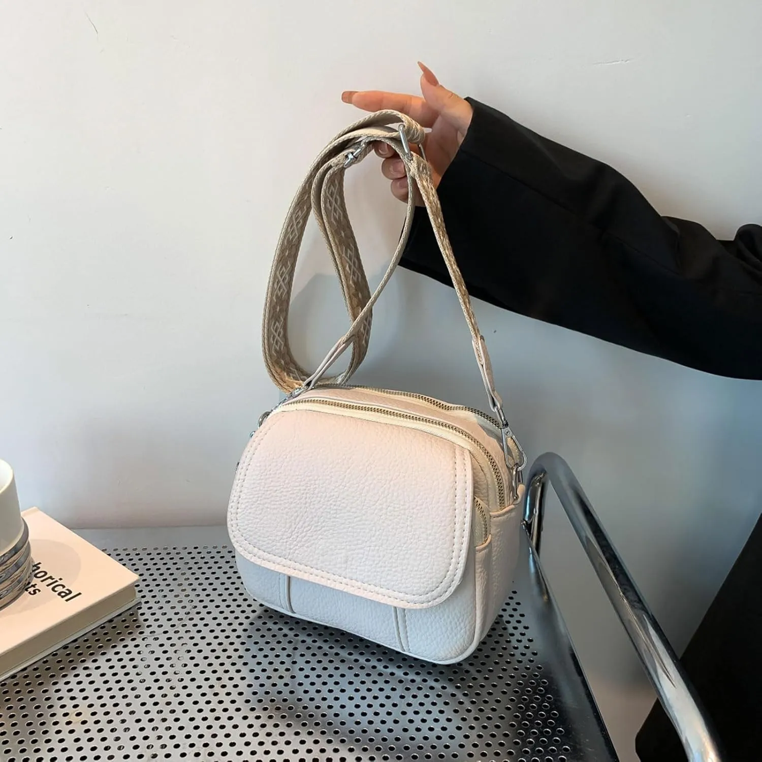 Yaopeing Crossbody Handbag,Fashion Small Leather Shoulder Handbags for Women