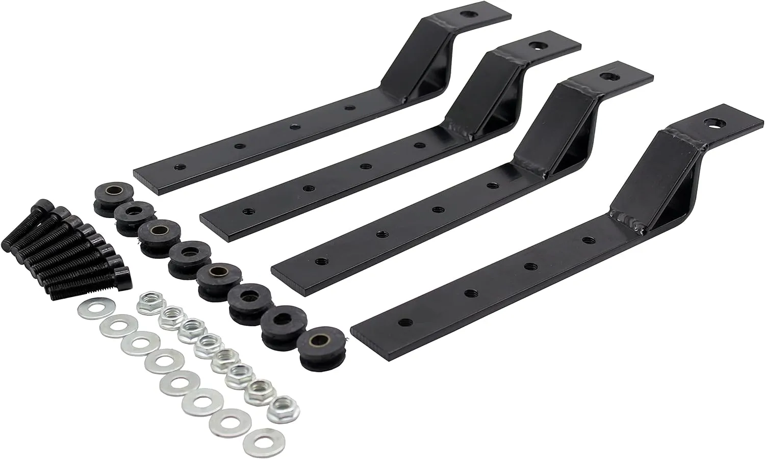YHMOTO Motorcycle Universal Saddlebag Mounting Bracket Adjustable Hard Saddle Bag Mounting Bracket Kit
