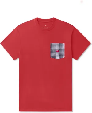 Youth Stewart Pocket Tee - Gingham