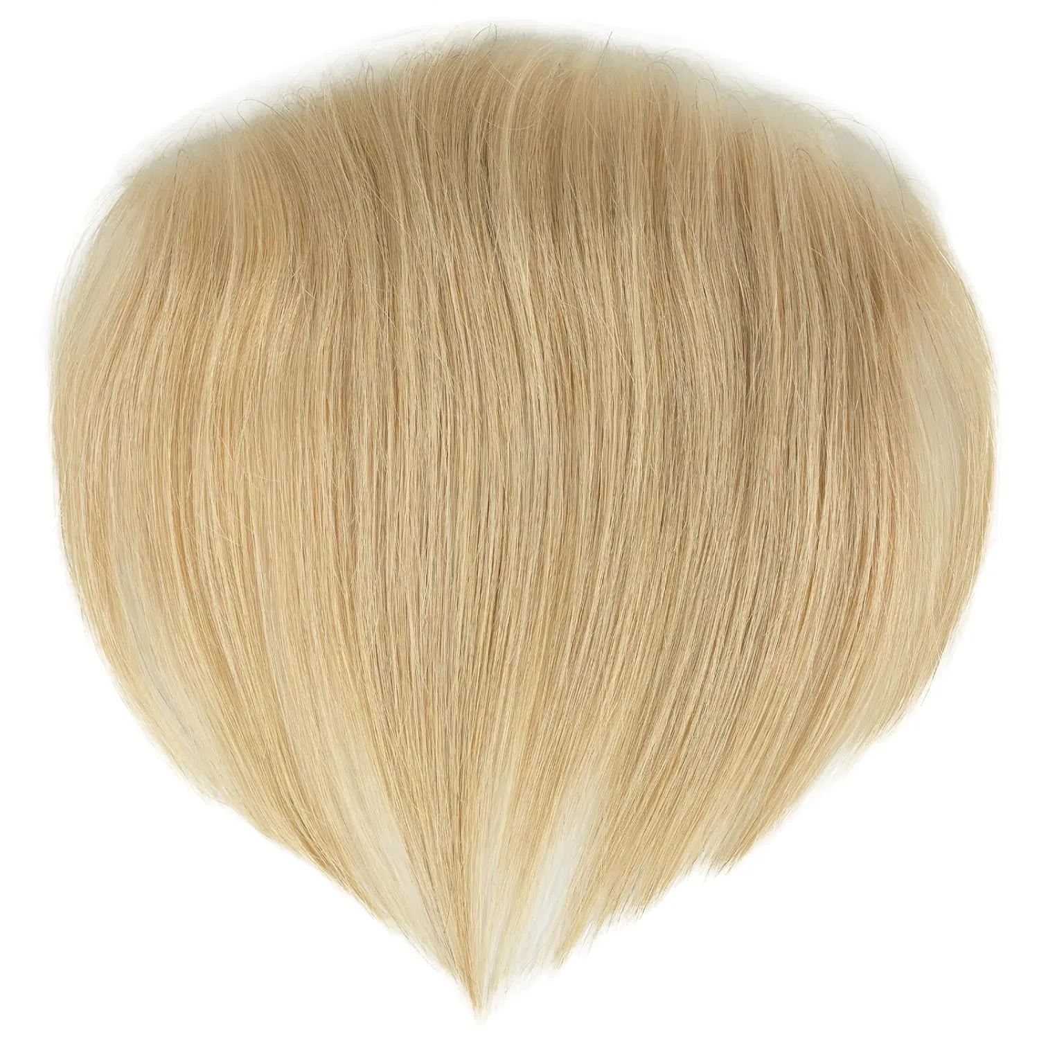Zakya Women Hair Patch Bald Spot Toupee Natural Skin-Close Hairline with Real Human Hair Women’s Front HairPieces 6 * 1.5 Inch Hairline Topper for Women #22