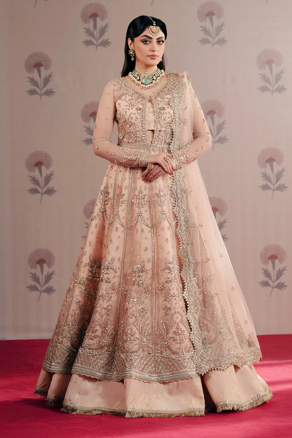 Zarposh Unstitched 3 Piece Formals Collection-Dilara