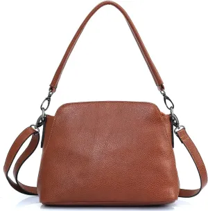 zency Genuine Leather Bags For Women Vintage Simple Small Handbag Casual Female Shoulder Crossbody Tote Bag Winter